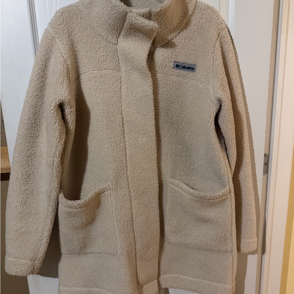 Columbia Off-White Fleece Jacket